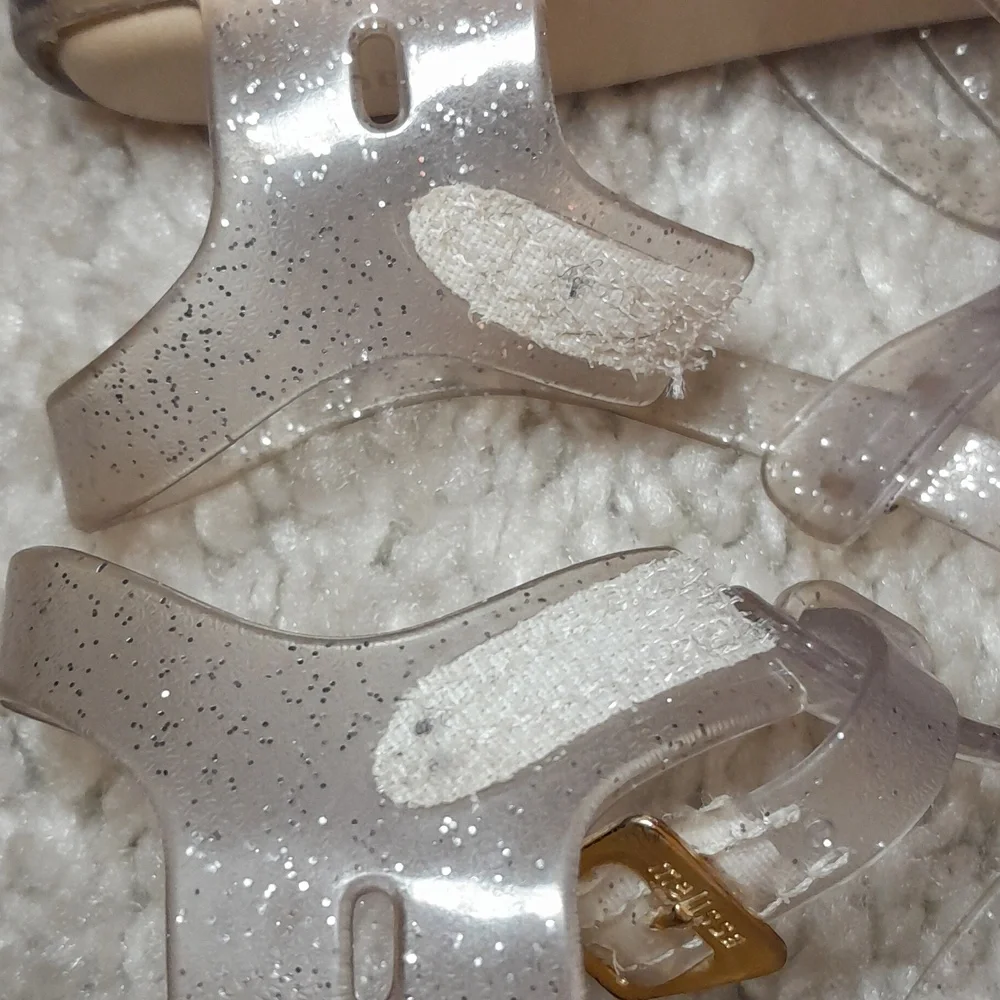 MINI MELISSA POPSICLE  ARANHA clear & Purple Jelly Sandals Size 7 - Picture 6 of 12